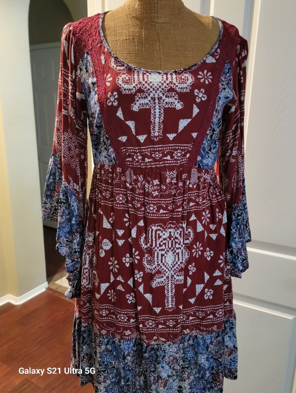 Flying Tomato                         Boho Mini Dress